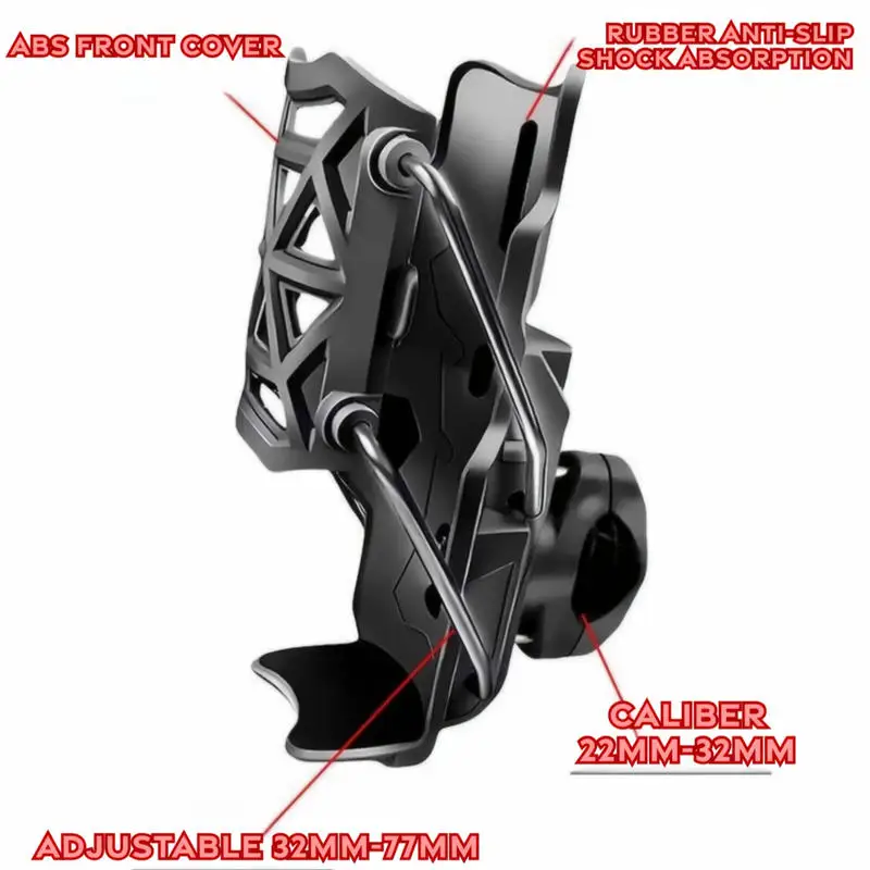 1 قطعة 360 °   قابل للتعديل المقود دراجة نارية حامل الكأس العالمي دراجة نارية قفص الزجاجات المياه للدراجات النارية على الطرق
