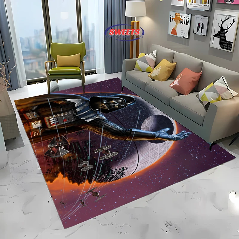 3D Star Wars Carpet New Release ! Anti-slip Sound Insulation, Rug for Living Room Bedroom, Bedside and Office Areas, Durable Mat