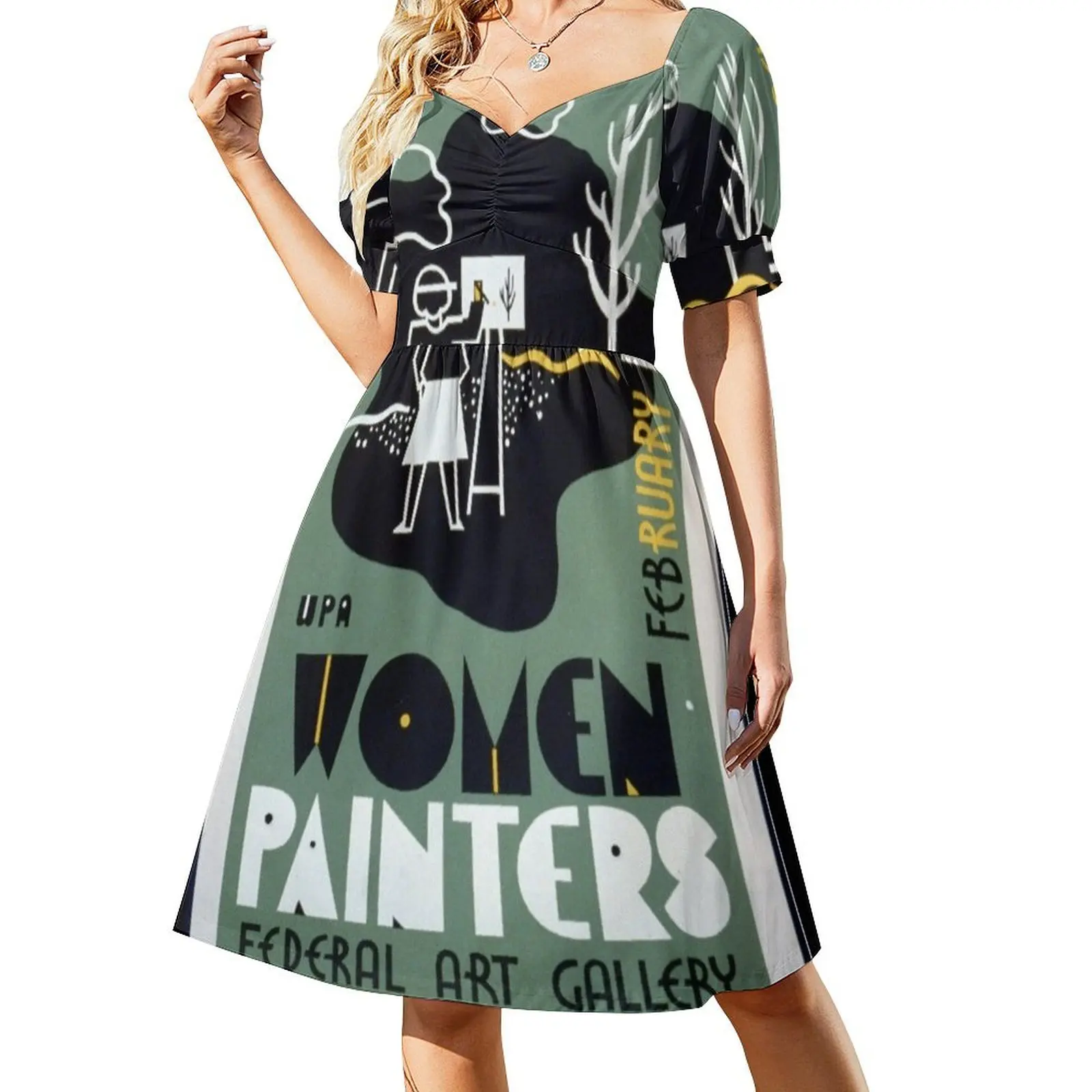 

Women Painters, Works Progress Administration Short-Sleeved Dress evening dresses luxury 2025 Evening dresses