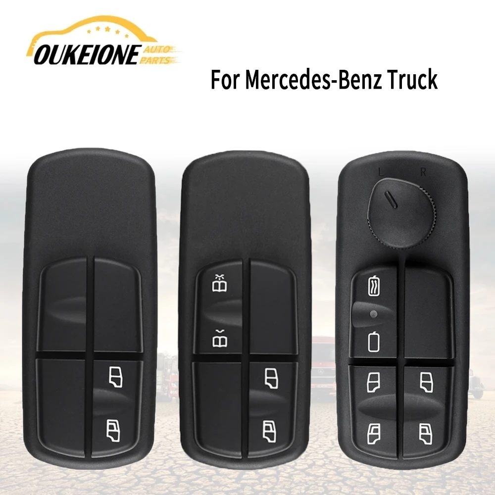 Módulo de interruptor de Control de ventana eléctrica para camión, accesorios de botón para Mercedes Benz ATEGO 3 Axor, 0045455113, 0035450113, 0015452013