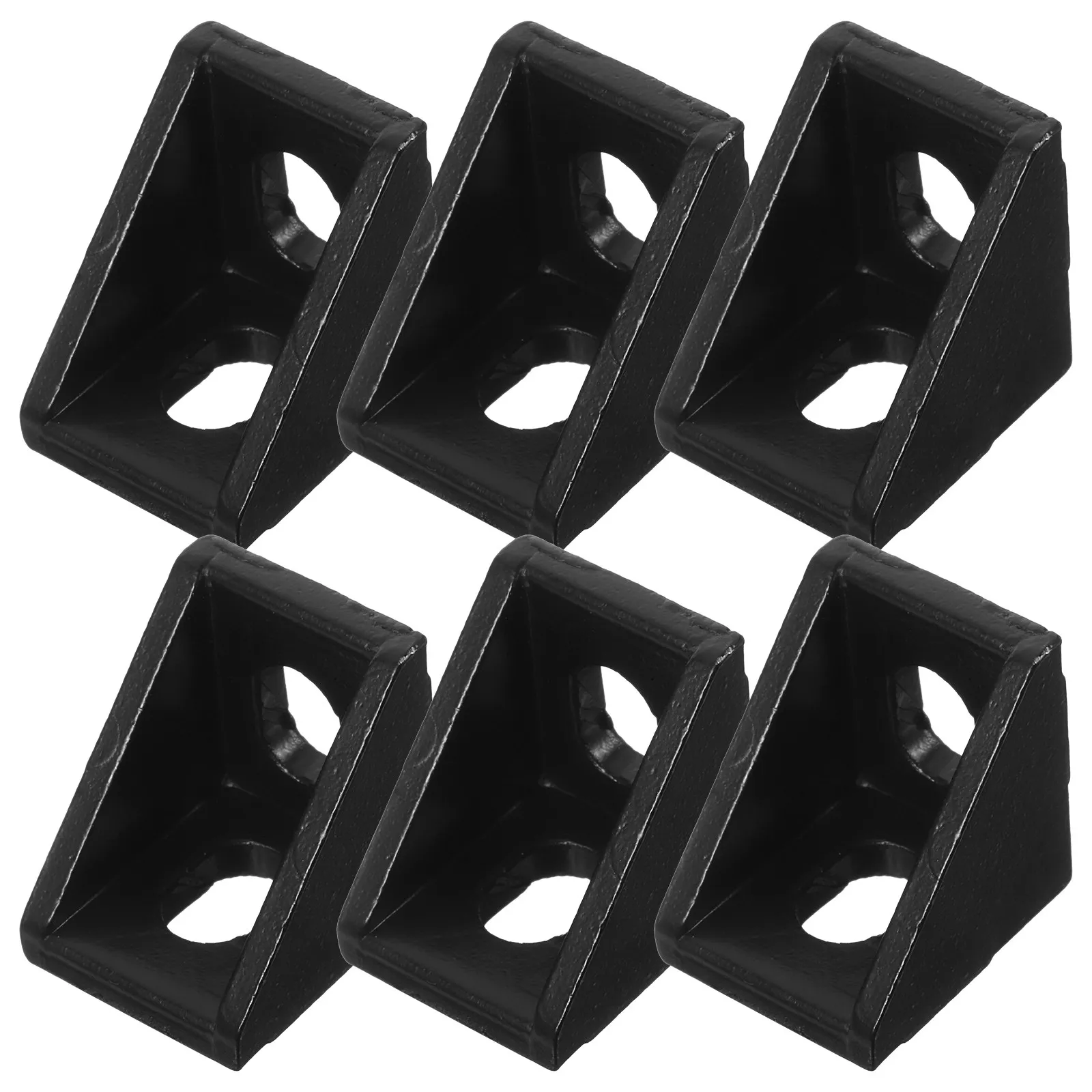 

10Pcs 2020 Aluminum Extrusion Corner Brackets Aluminum Alloy Iron L Shaped 90 Degree Angle Bracket Connector for DIY Industrial