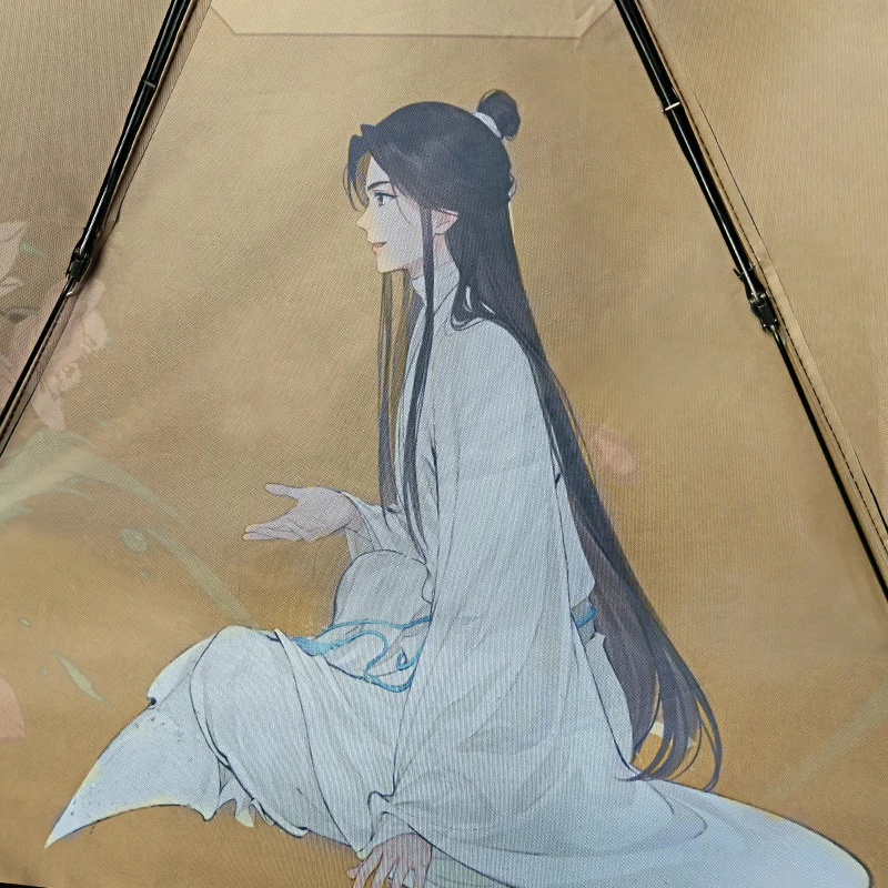 Heaven Official\'s Blessing Hua Cheng Xie Lian Anime Portable Umbrella Rain Anti UV Parasol TGCF Tian Guan Ci Fu Gift