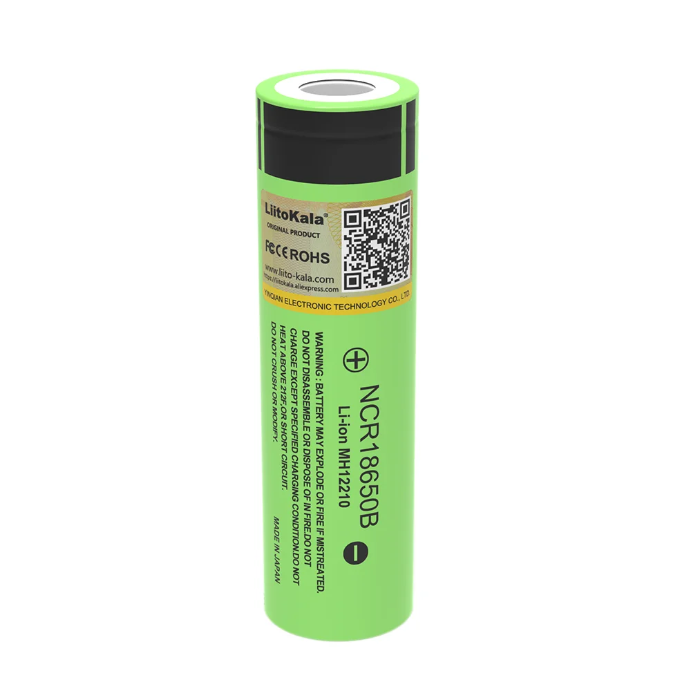 LiitoKala originale NCR18650B 3.7v 3400mAh 18650 batteria ricaricabile al litio 4.2v per batterie torcia