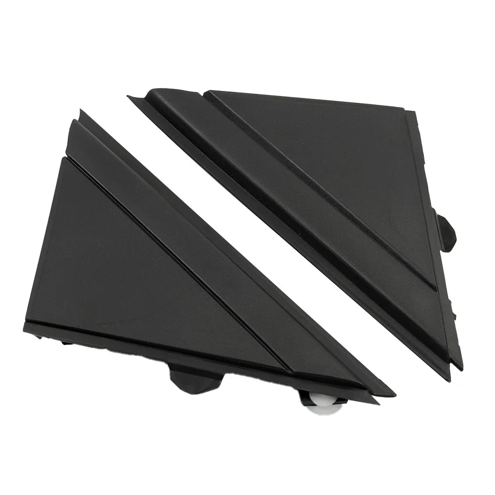 Pair Matte Black LH And RH Door Mirror Flag Cover Moldings For 2012-2019 1SJ85KX7AA Replace Auto Accessories