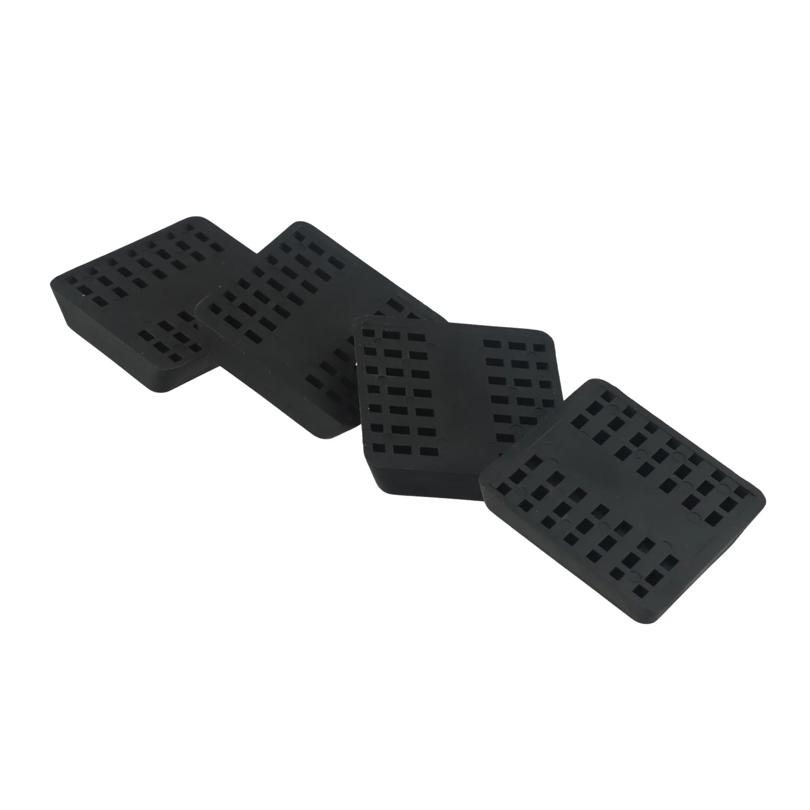 80*80*20MM Floor Protector Caster Floor Protector Heavy Load Capacity Noise Reduction Odorless Rubber Quick Installation
