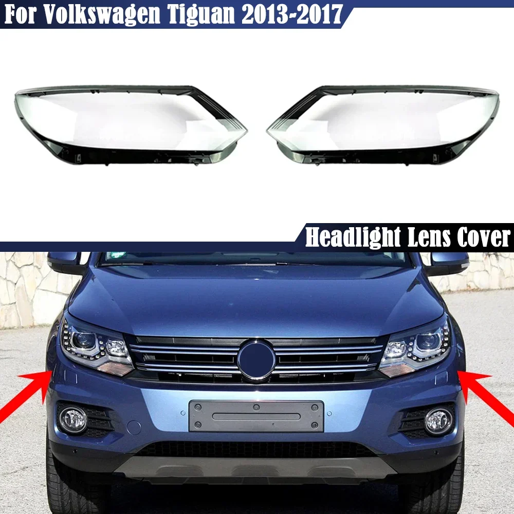 

Прозрачная Налобная лампа для Volkswagen VW Tiguan 2013 2014 2015 2016 2017
