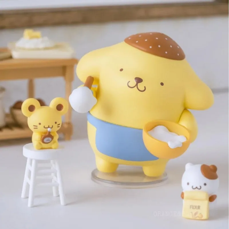 Sanrio Character Cozy Time Series Blind Box Figure Mystery Box Doll Kuromi Cinnamoroll Pachacco Surprise Collectible Toy Gifts view 4
