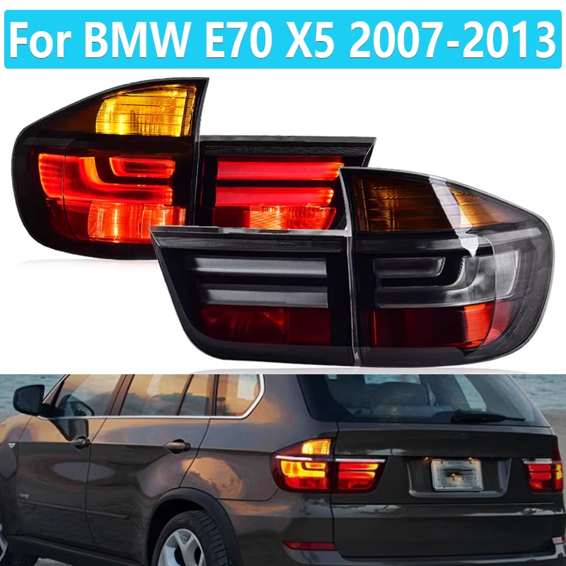 

For BMW E70 X5 2007 2008 2009 2010 2011 2012 2013 Rear Tail Lights Turn Signal Light Stop Brake Fog Lamp Car Accessories