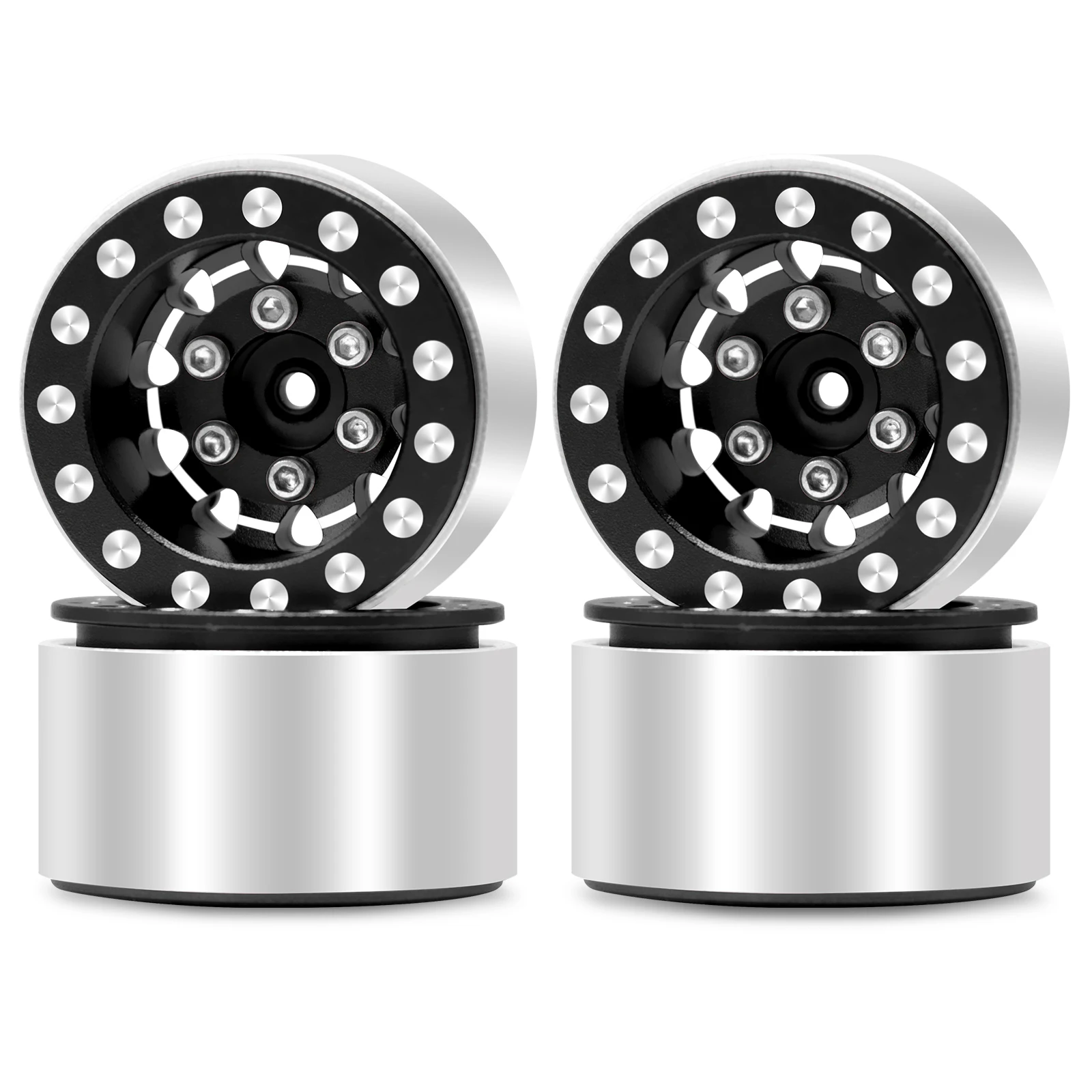 

OGRC 1.0 Deep Dish Rims Negative Offset 7mm Wheels for 1/24 Scale SCX24 C10 JLU Deadbolt Gladiator Bronco Crawler Car