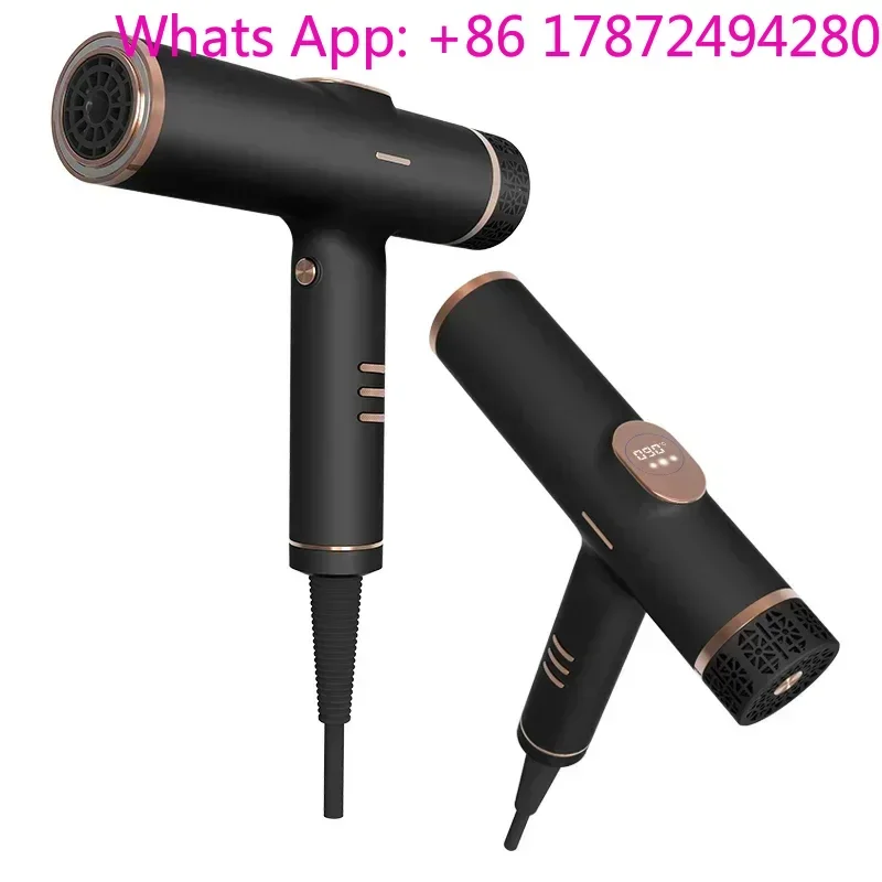 Negative Ion Technology Professional Hair Dryer,  Electric Hairdryer with Cold Hot Air And D, Quick-Drying Low Noise