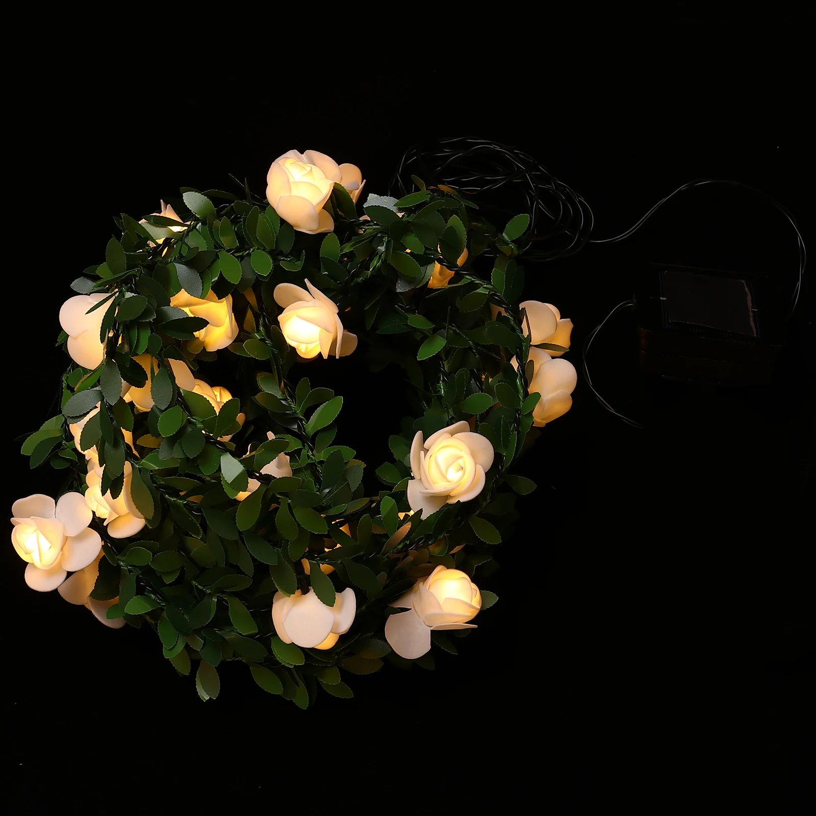 Solar LED String Lights 10M Plastic Decorative Lamp Fairy Waterproof Outdoor Garden Party Holiday Lighting