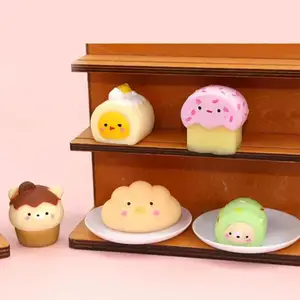Blind Box Stress Relief Bäckerei, Essen, Brotquetschen, weiche Cola, Kawaii, zufällig, Zappel, Mystery Toy für Kinder, Mädchen anwesend, 1-12pcs 10 Hauptverkaufs -Zappelspielzeugkasten - №8