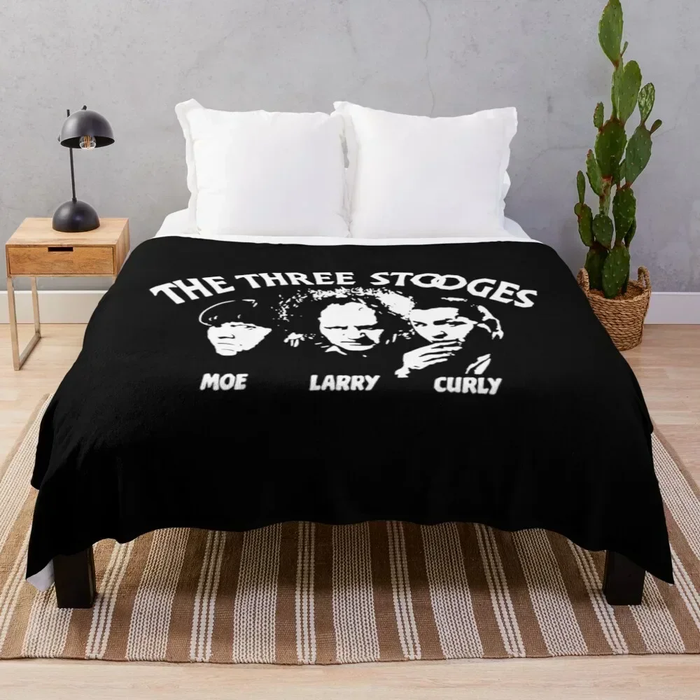 

Tts The Three Stooges T-ShirtAmerican Vaudeville Comedy 50s fans gifts T-Shirt_by alyseashlee37806_ (1) Throw Blanket