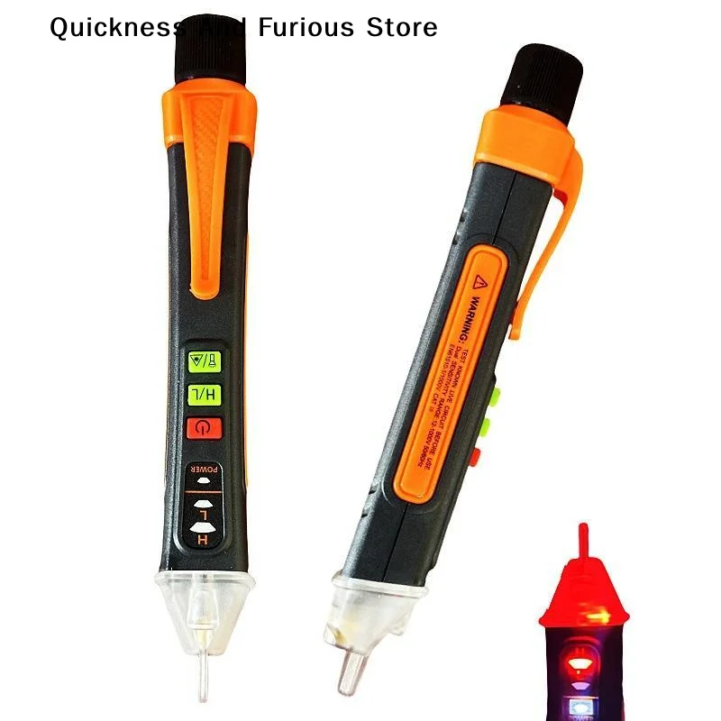【MO】Non Contact AC Voltage Tester Pen AC Voltage Tester Smart Breakpoint Finder 12 To 1000V For Electrical Circuit Safety Test