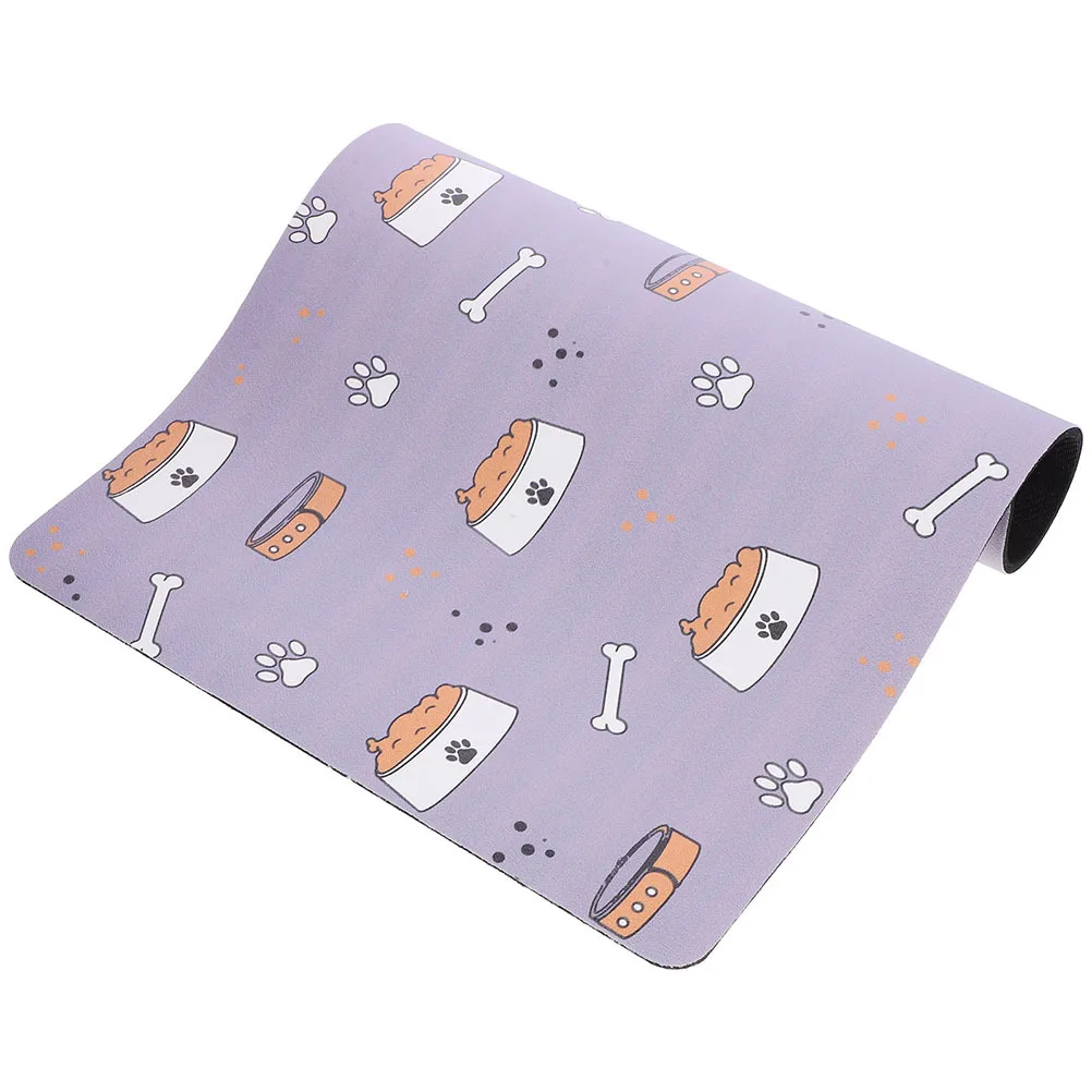

Anti-Slip Dog Feeding Mat 30X45Cm Pet Food Bowl Pad For Dogs Cats Water Eating Mat Quick Dry Floor Protector Dog Placemat