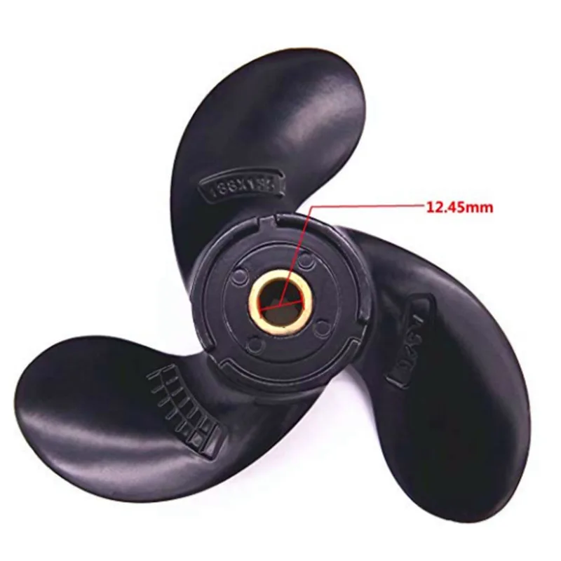 Aluminum Propeller For Suzuki 2.5HP DF2.5 Outboard Motors A520 7 3/8 x 5 3/8 58110-97JA0-019