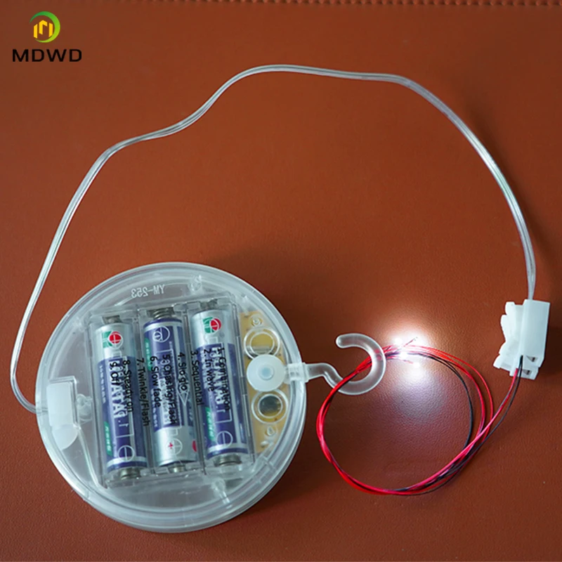 리모컨 전원 공급 장치 세트, 호흡 조명, 수면 시간 조절 가능, 모래 테이블 스위치, 3V