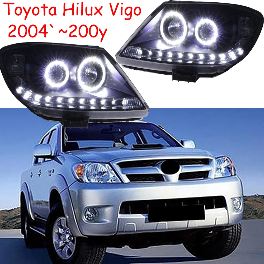 

Car bumper headlamp for Toyota Hilux vigo headlight 2004~2007y LED DRL car accessories HID xenon vigo hilux fog light