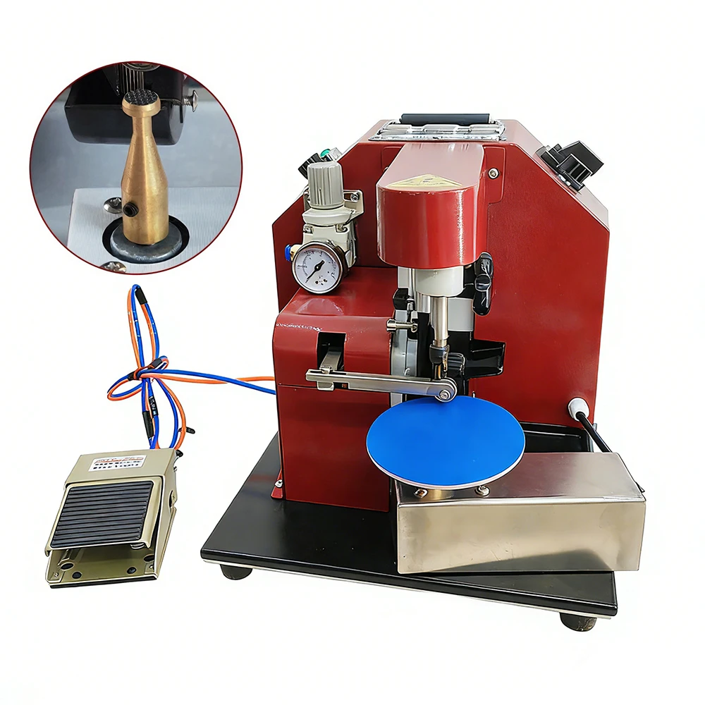 Automatic Leather Oil Edge Machine Small Oil Mending And Coloring For Belt Edge Handheld Ink Dyeing