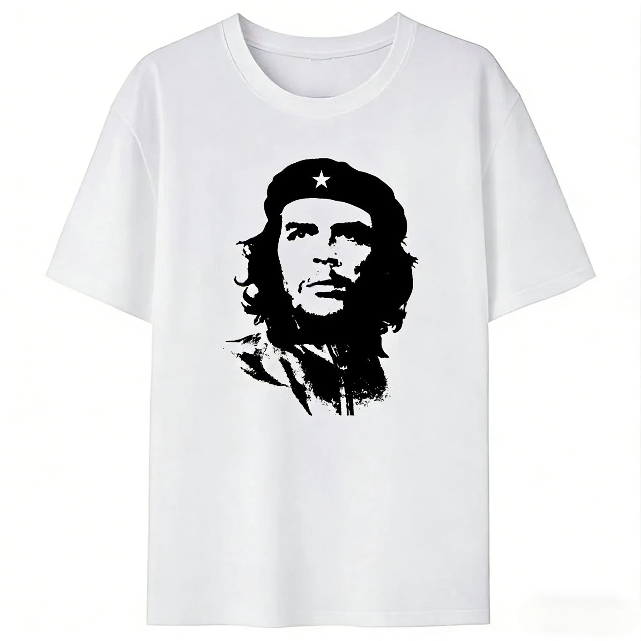 Che Guevara, Rebellion in Cuba, Revolutionary Guerrilla Warfare, Printed Cotton T-Shirt, Men's Summer, Streetwear