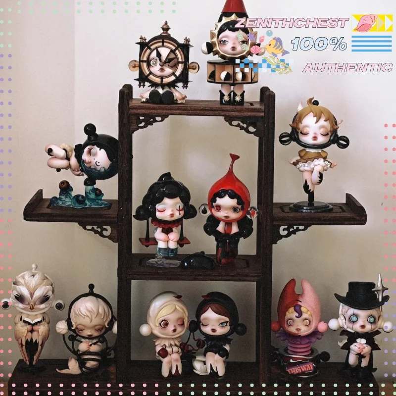 

Оригинальный POP MART Skullpanda Image Of Reality Series, украшения в глухой коробке, идеальный темный стиль, подарок, Коллекционная модная игрушка