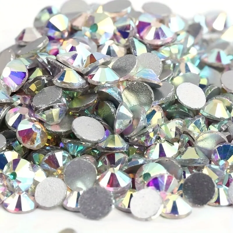 Kristall ab kein Hotfix Strass Glas Eisen auf für Stoff Kleidungs stück Dekorationen Nähen Stoff Kleidungs stück Nail Art Strass