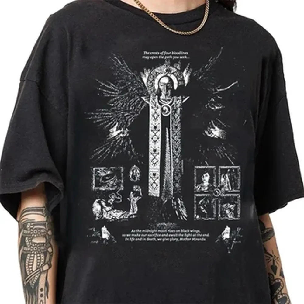 Mother Miranda Resident Evil Biohazard Game T-shirt For Men Women 100% Cotton T Shirts Streetwear Tops J53