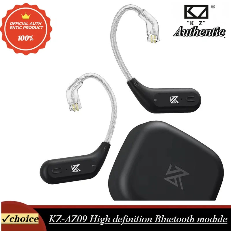 KZ AZ09 New Bluetooth Earhook 5.2 Wireless Bluetooth Module Upgrade Cable 0.78/0.75 Applicable