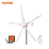VEVOR Wind Turbine Generator12V/AC Wind Turbine Kit 500W Wind Power Generator With MPPT Controller 5 Blades for Terrace Homeuse