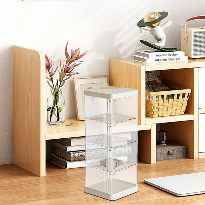 Desktop Storages Box, Stack Chest Storages Drawer Boxs, Multi Compartment Desktop Layer, Plasticc Drawers Perfect