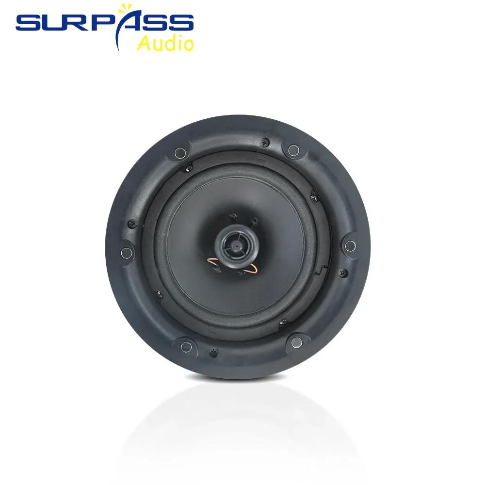 Home Theater Sound System 6.5Inch 30W Frameless Coxial Ceiling Speaker Flush Mount In Wall Ceiling Music Loudspeaker for Bedroom