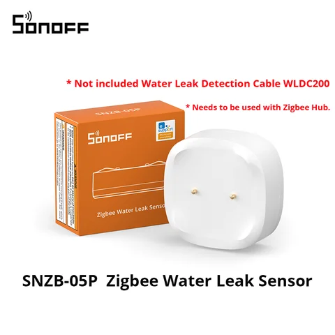 Датчик утечки воды SONOFF SNZB-05P с уведомлениями — фото товара