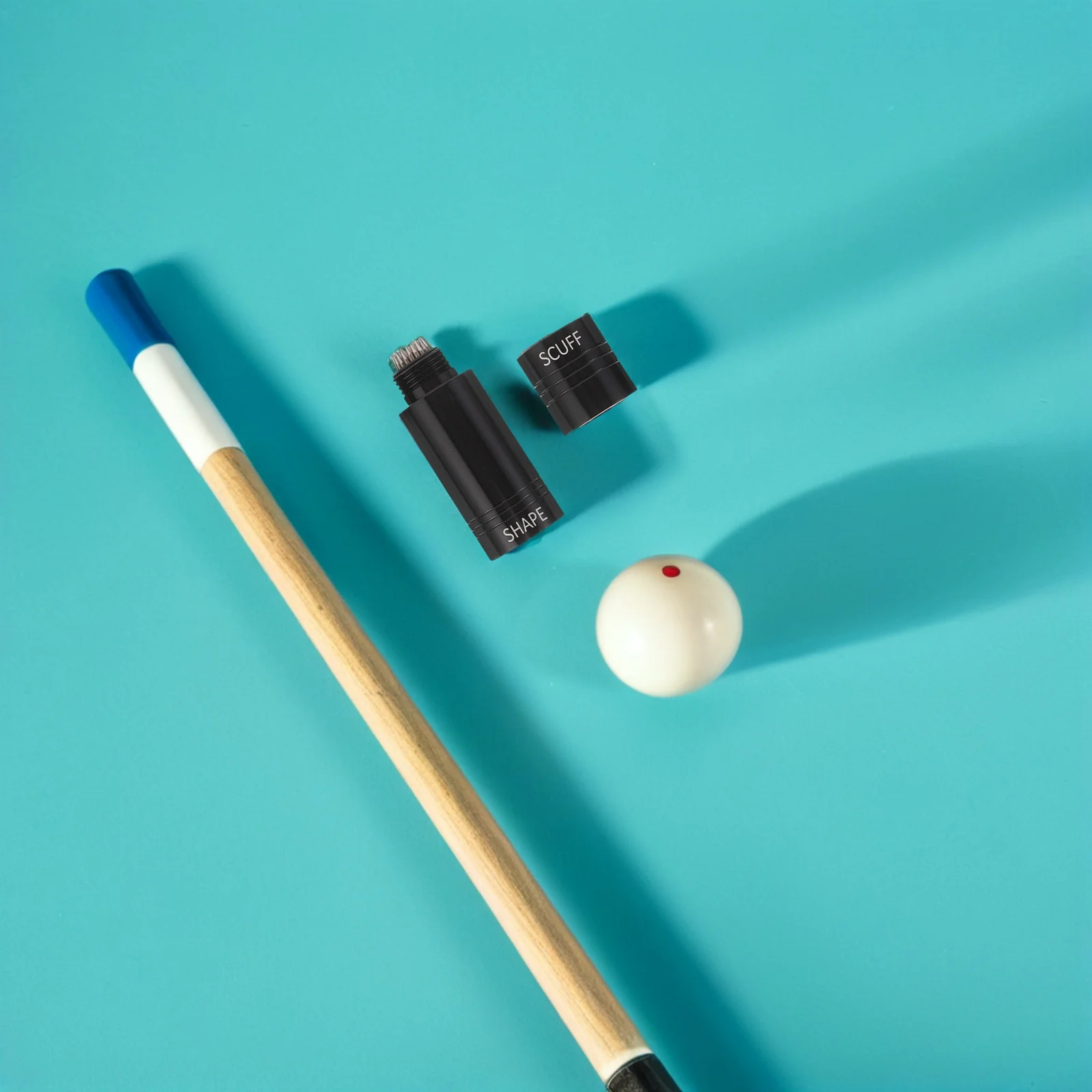 

3 in 1 Snooker Cue Tip Shaper Aluminum Scuffer Pool Cue Repair Tool Billiard Accessories Maintenance Snooker Tip Shaper