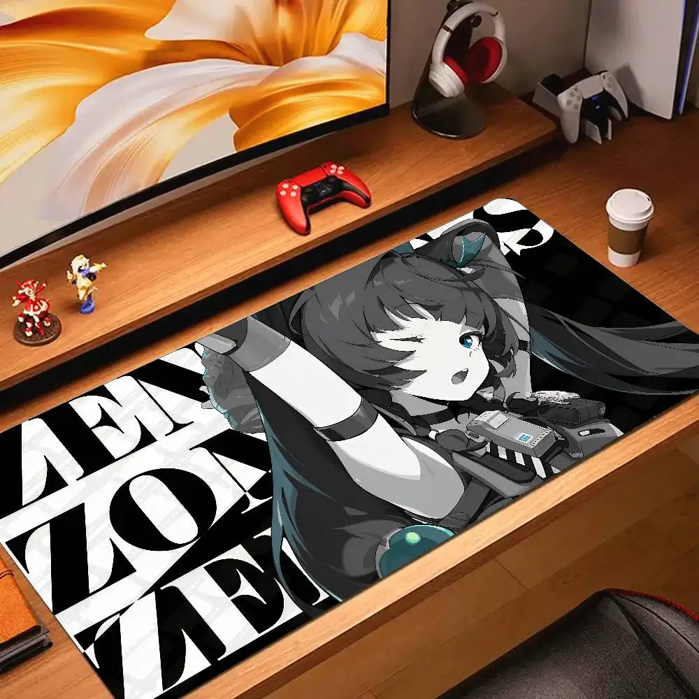 New Design Zenless Zone Zero Mouse Pad Ye Shunguang Remielle Sigrid XXL Large Mousepad Keyboard Pad Desk Mat Keyboard Mats