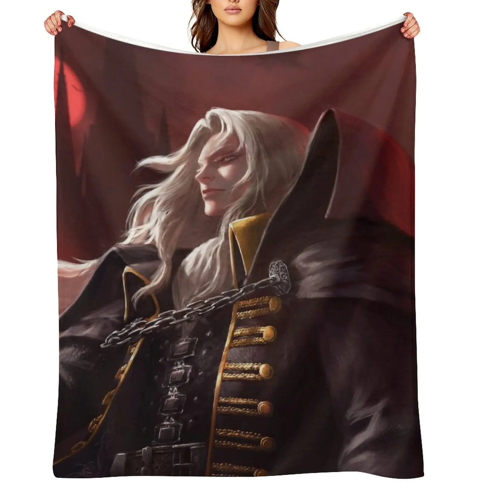 

Alucard Throw Blanket Sofa Quilt For Decorative Sofa Weighted Camping Blankets