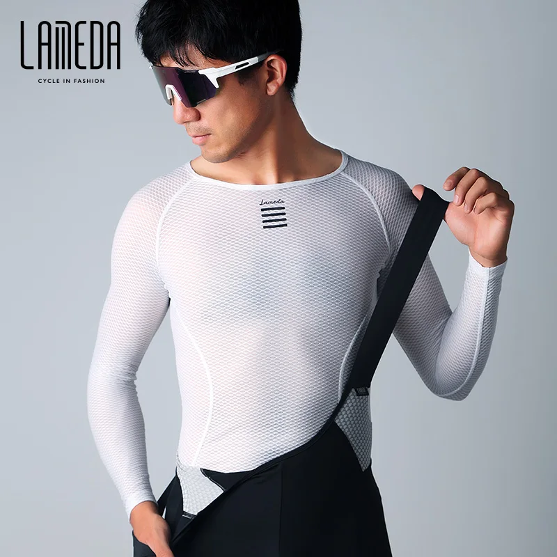 LAMEDA Cycling Long Sleeves For Men Sweat-Absorbing Breathable Top Tight Underwear Bicycle Clothing MTB Road Bike Sweat-wicking