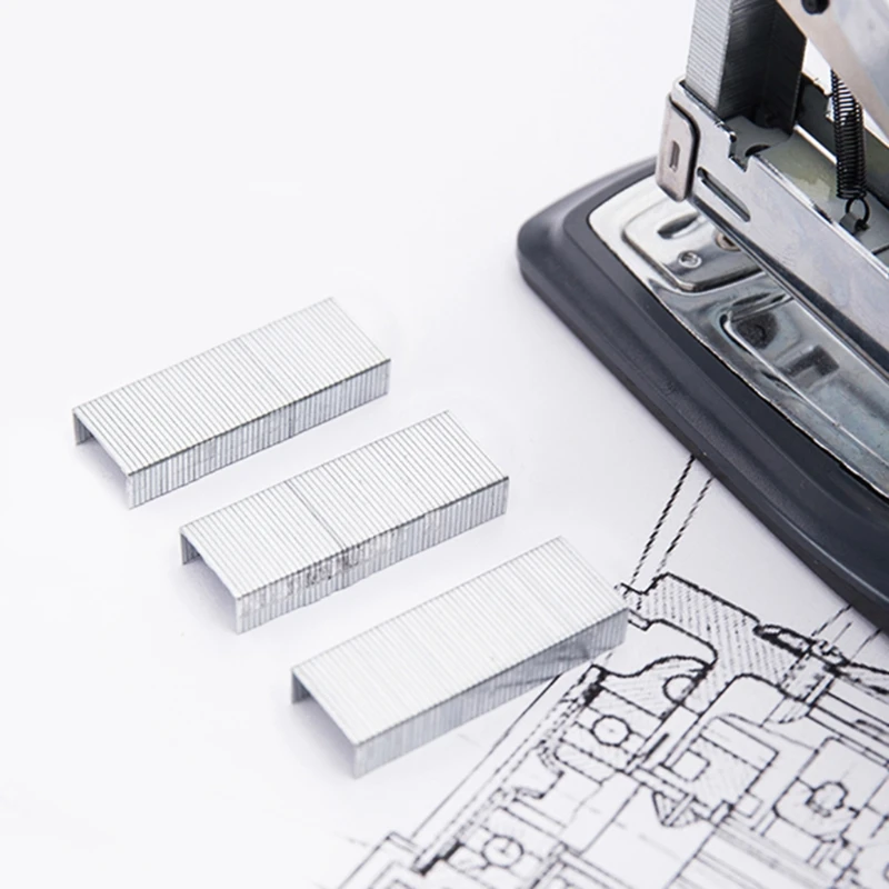 ADWE 1000 unidades/caixa metal para grampos No.10 encadernação material escolar escritório papelaria para