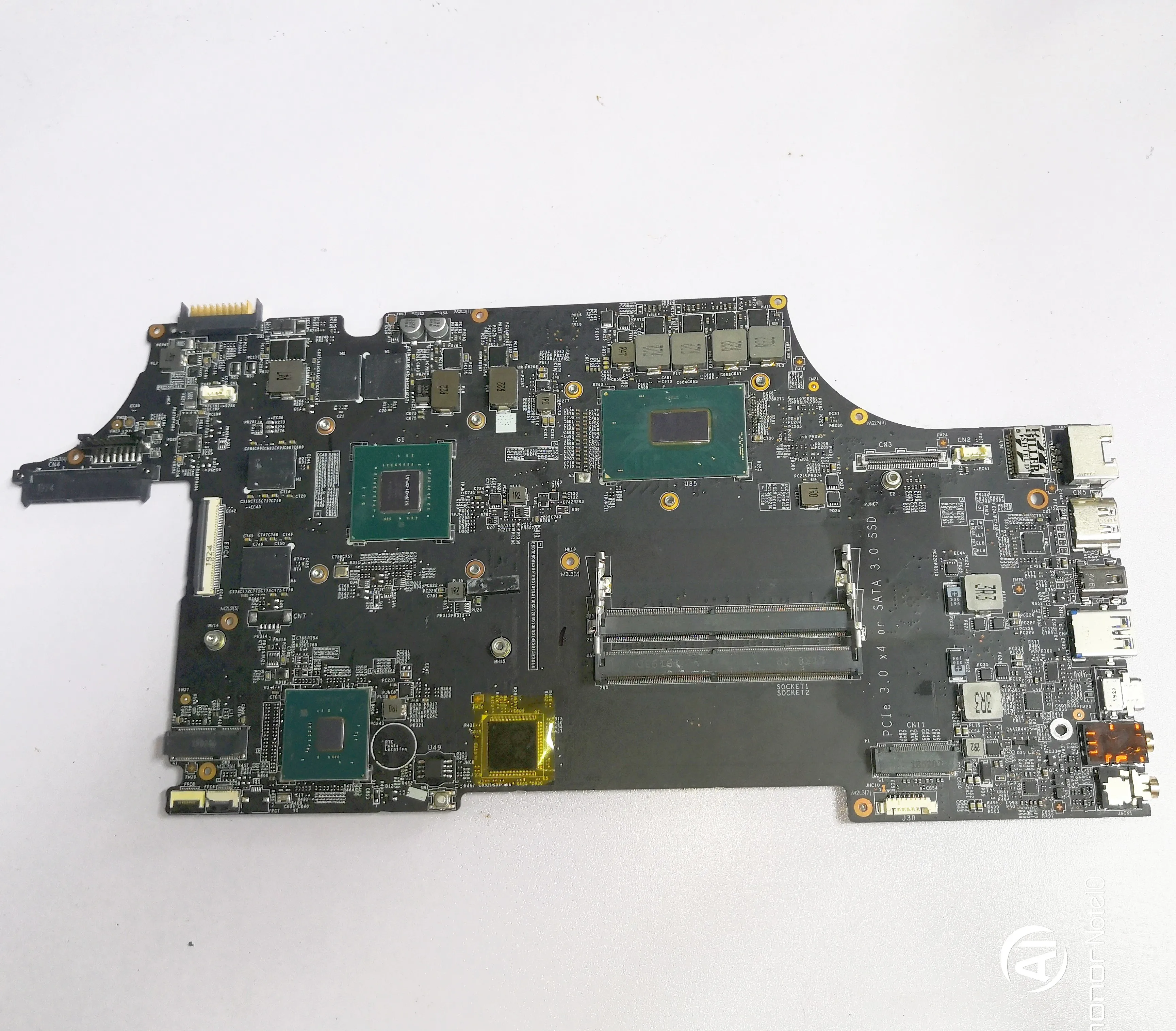 Original Mainboard For MSI MS-16P81 MS-16P8 GL63 Laptop Motherboard WITH I5-9300H CPU AND GTX1050TI   Test OK