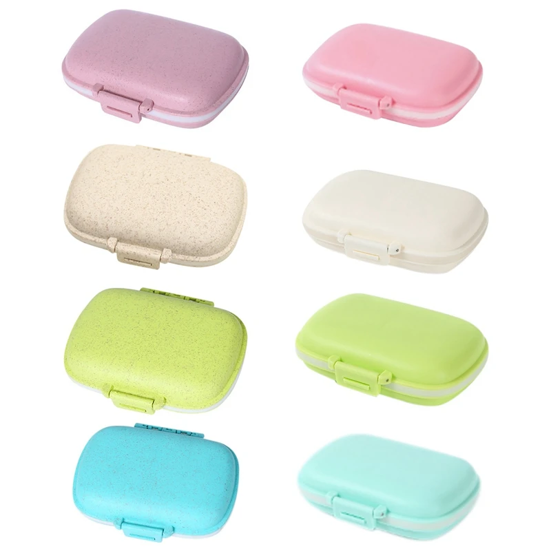 

8 Pcs 8 Compartment Daily Pill Storage Box Portable Medicine Boxes Medicine Boxes For Vitamins Medicine Boxes