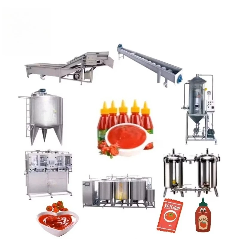 Customized Easy Operation Tomato Processing Line User Friendly Control System Simple For Workers Beginners Operation