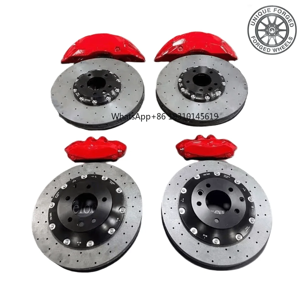 

26 Style 10 Piston Carbon Ceramic Rear 4 Brake Caliper Kit For Range Rover Evoque Discovery Defender Discovery Sport