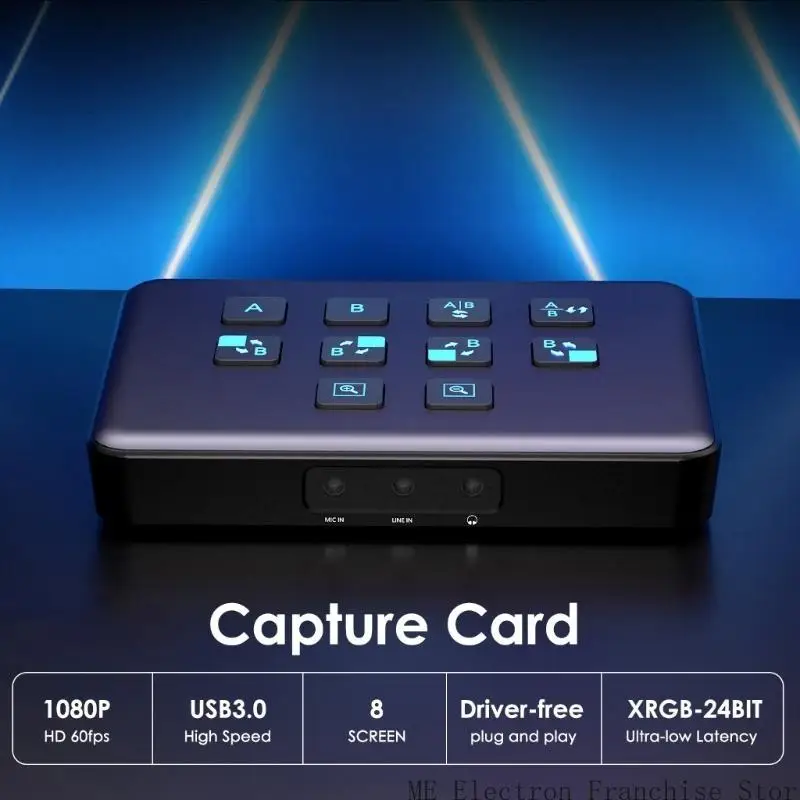 T5EA два канала USB3.0 1080P60FPS CARPTURE VIDEY CARD для потоковой передачи ПК