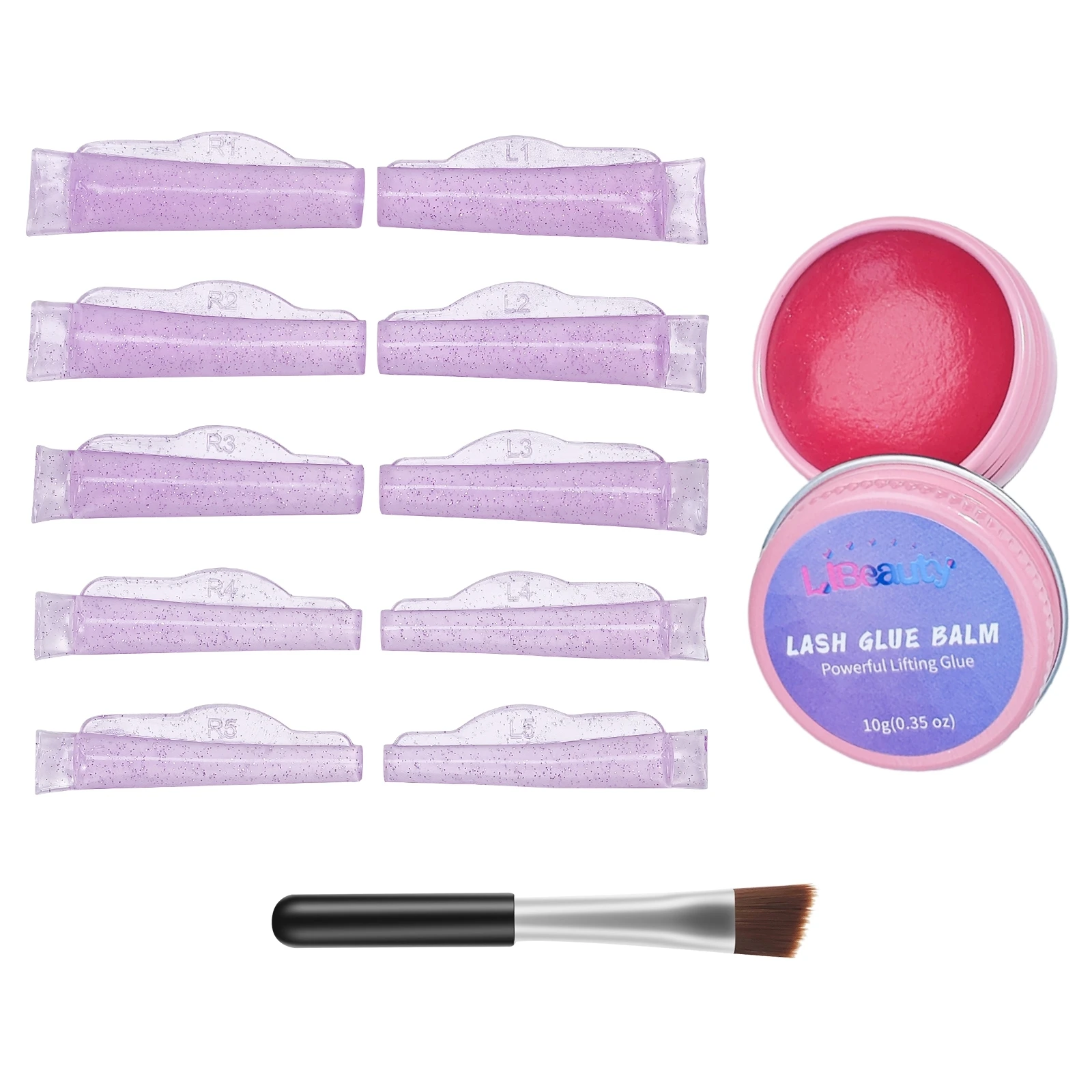 

Клей-бальзам Libeauty 10г для ламинирования ресниц, суперлипкий силиконовый клей для лифтинга ресниц, подушечки C-образной формы, инструменты для макияжа