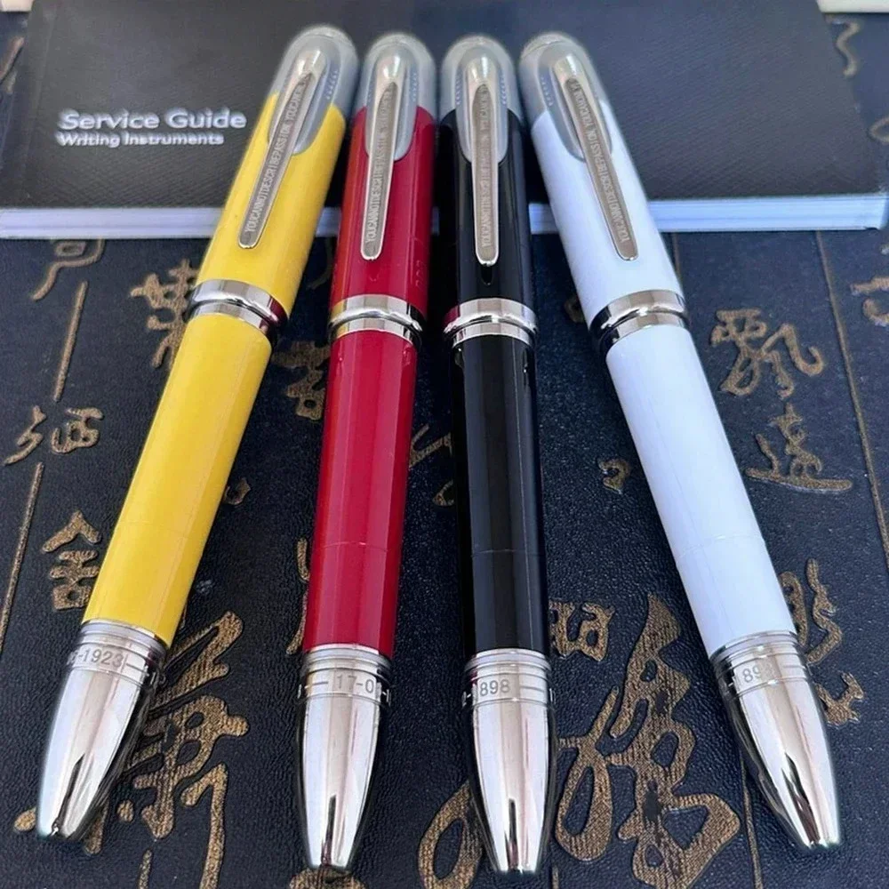 

New MB Enz Feri Limited Edition Hollow-Carved Red Fountain Pen Rollerball Pen Office Writing with Serial Number