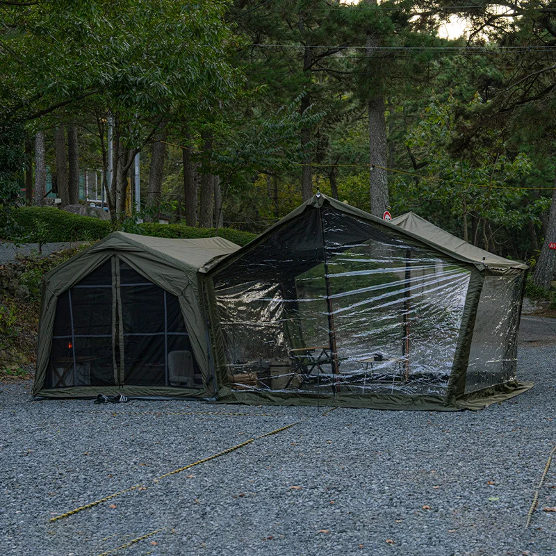 

7.0 Air Tent-Army Green High Quality Quick Delivery 2-5 Person Camping Outdoor Inflatable Four Season Portable Luxury Tent