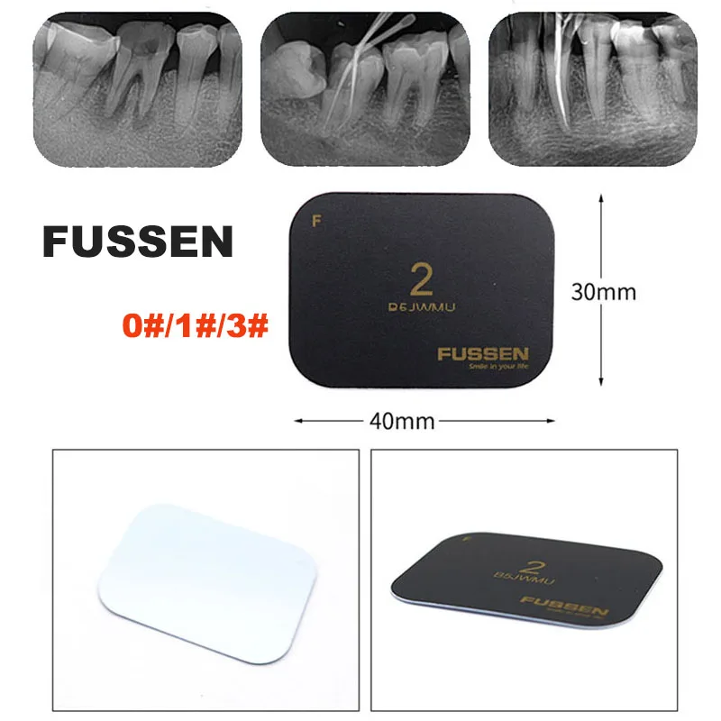 

Original FUSSEN Dental PSP Phosphor Imaging Plate X-Ray Scanner Board Dentistry X Ray Film Scanning Plate Size 0 #1 #2#