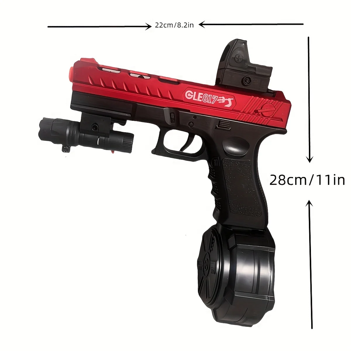 Blaster Gun,Electric Ball Blaster Pistol, High Orbeez Gun Performance Cool Toy Gun, Rechargeable Splatter Ball Toys for Outdoor