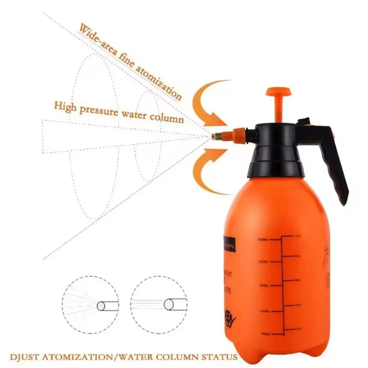 Portable Hand Pump Spray Can Disinfection Sprinkler High Pressure Washer High-pressure Car Wash Water Kit Sprayer Accessories