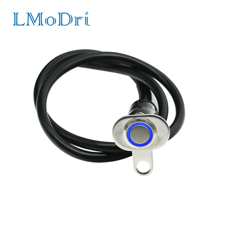 LMoDri 3 Color Lights Motorcycle Switch ON-OFF Handlebar Adjustable Mount Waterproof Switches Button 12V Headlight Switch