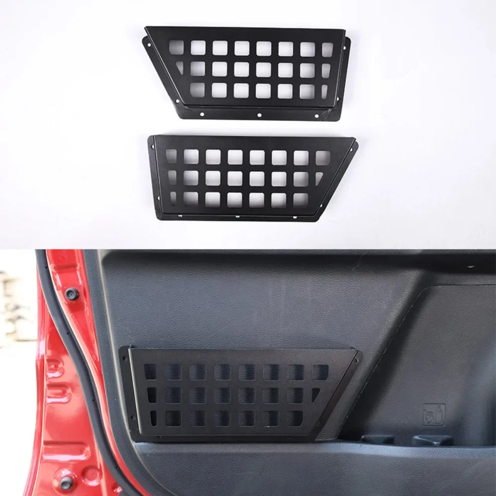 

Car Door Storage For Toyota Tacoma 2016-2022 Door Inner Door Front And Rear Panel Storage Basket Aluminum Alloy Accessories